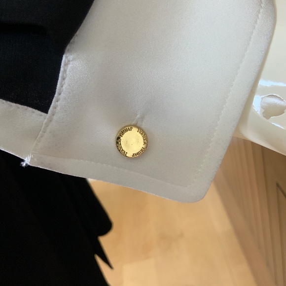 IVANKA, Black & White Belted Shirt Dress, Size XL - Picture 14 of 15